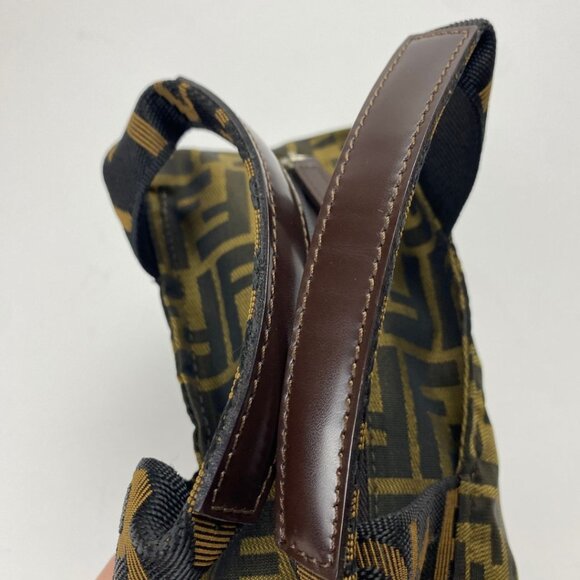 FENDI Zucca Mini Baguette Tote Bag Rare - Picture 11 of 14